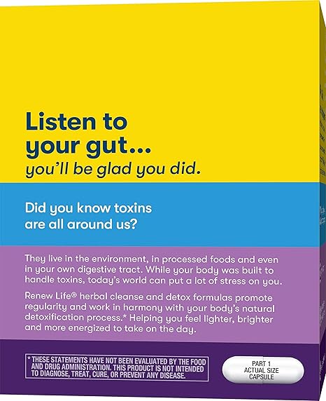 Renew Life Para Smart Cleanse Kit 14 Day 2 Part Program