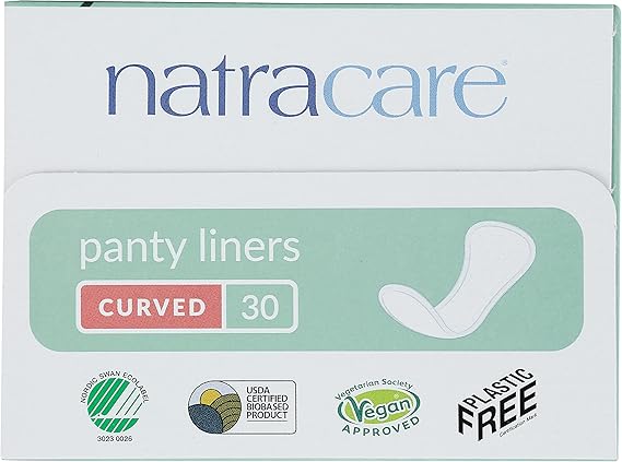 NATRACARE PANTY LINERS CURVED 30