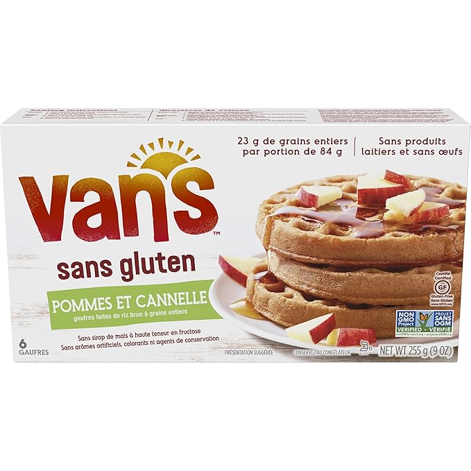 In-store or pick up only - Vans G.F apple cinnamon waffles 9oz