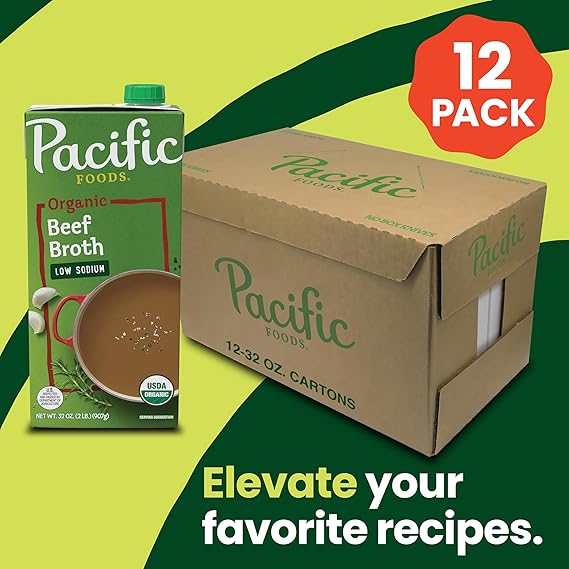 Pacific Foods Beef Low Sodium 6