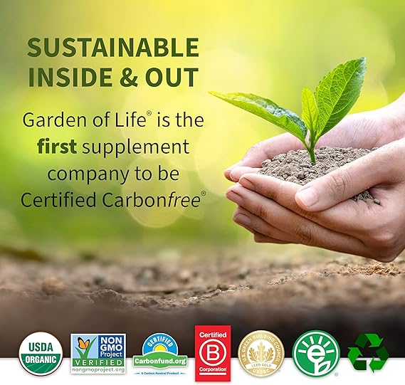 Garden of Life Sport Organic Plant-Based Energy plus Focus Blackberry 432g POWDER