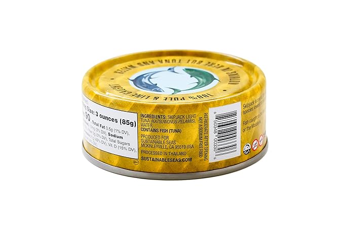 SUSTAINABLE SEAS Chunky Light Tuna, No Salt 5 OZ