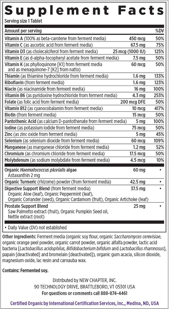 One Daily Every Man's Multivitamin 55+