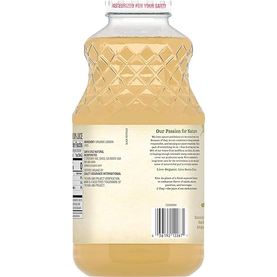 SANTA CRUZ ORGANIC Lemon 32 OZ
