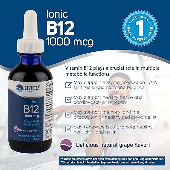Ionic B12 1000 mcg 2 fl oz