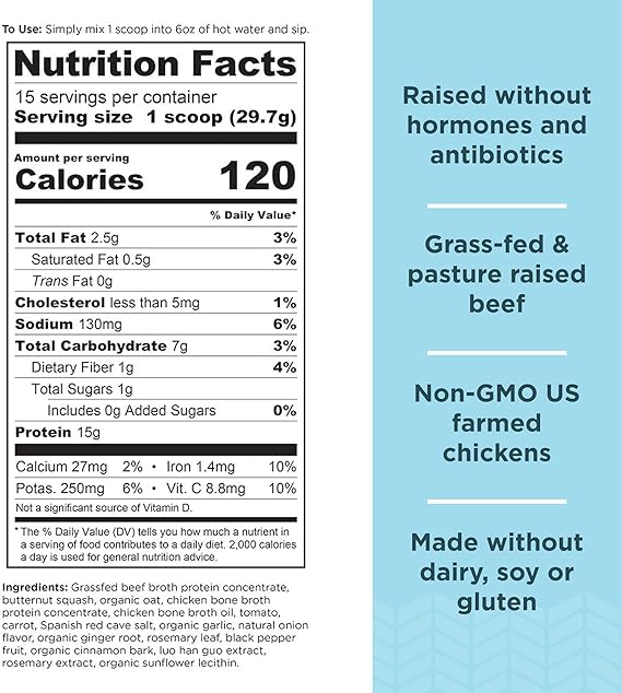 Bone Broth Protein Butternut Squash