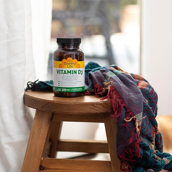 Country Life VITAMIN D3 2500IU 200 Softgel