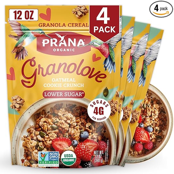 PRANA ORGANICS Granolove Oatmeal Cookie Crunch 12 OZ