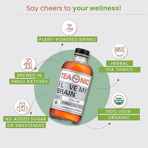 TEAONIC I Love My Brain 8 OZ