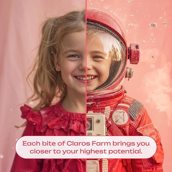 CLAROS FARM Dried Fruit Strawberries 1.06 OZ