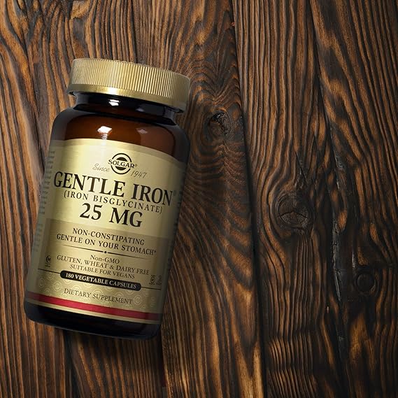 Solgar Gentle Iron® Vegetable Capsules 180V cap
