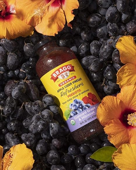 BRAGG Conord Grape, Hibiscus Refreshers 16 OZ