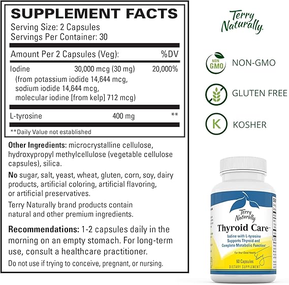 Thyroid Care Supports Thyroid and Metabolic Function 60 Capsules