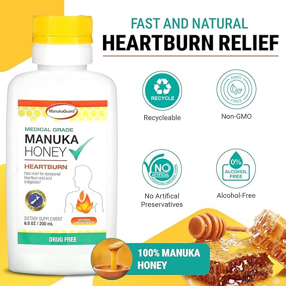 Medical Grade Manuka Honey Heartburn 6.8 fl oz