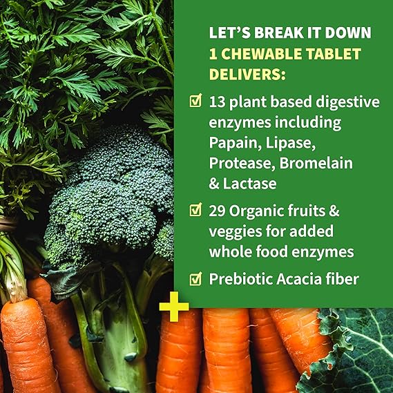 Garden of Life Dr. Formulated Enzymes Organic Digest 90ct CHEWABLES