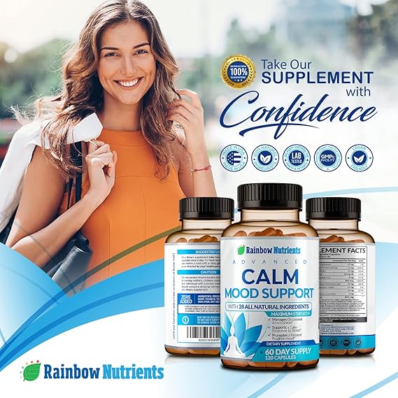CALM MOOD & STRESS CAPSULES 120 CT