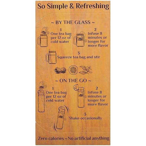 Cold Water Infusion Strawberry Lemon Orange Blossom