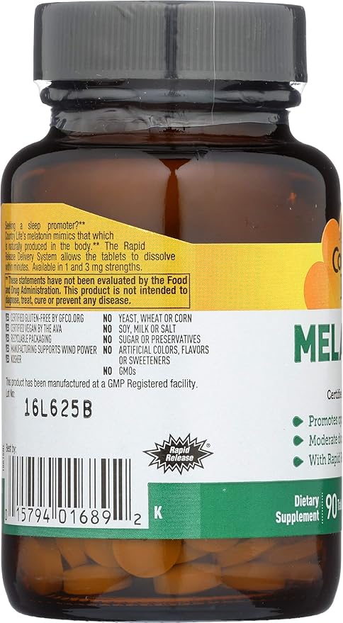 Country Life MELATONIN 3MG 90 Tablet