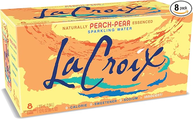LACROIX Peach-Pear Sparkling 12 OZ
