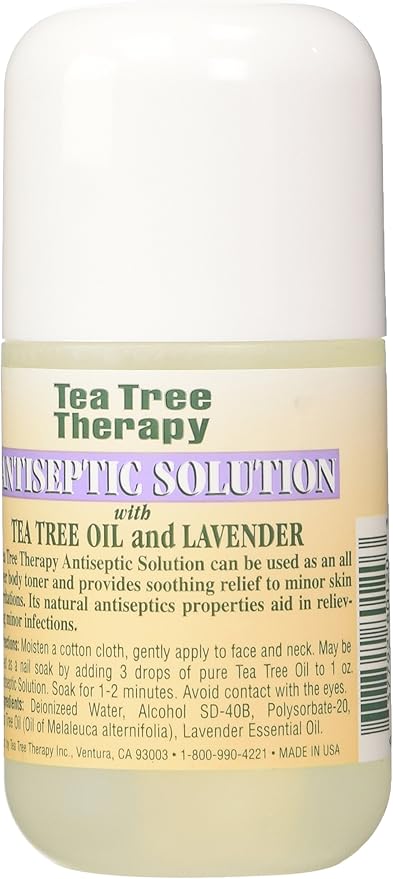 Solución antiséptica Tea Tree Therapy con aceite de árbol de té y lavanda