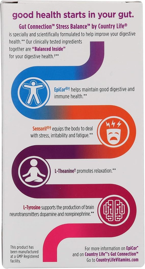 Country Life GUT CONNECTION STRESS 60 Capsule