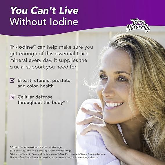 Tri-Iodine Cellular Defense and Hormonal Balance 12.5 mg 180 Capsules