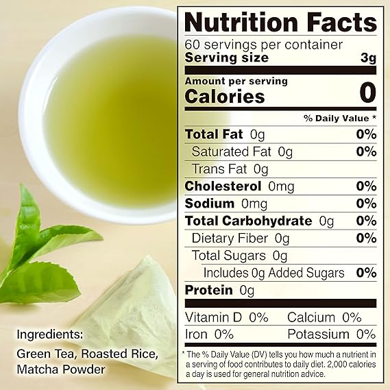 Green Tea With Roasted Brown Rice Genmai Cha