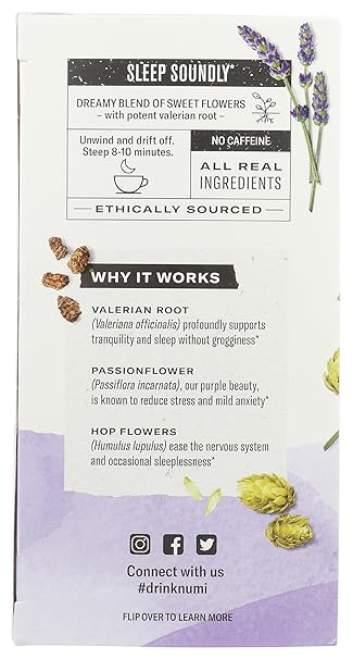 NUMI TEAS Sweet Slumber Herbal Teasan 16 BAG