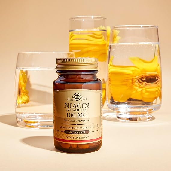 Solgar Niacin (Vitamin B3) 100 mg Tablets 100tablet