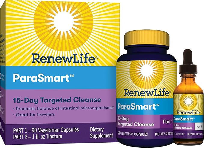 Renew Life Para Smart Cleanse Kit 14 Day 2 Part Program