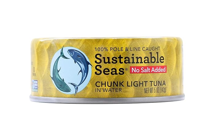 SUSTAINABLE SEAS Chunky Light Tuna, No Salt 5 OZ
