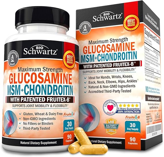JARROW Glucosamine + Chondroitin + MSM