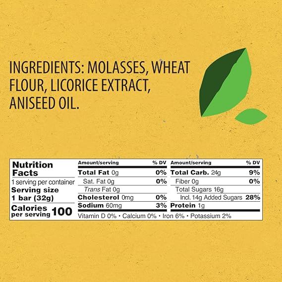 PANDA LICORICE Soft Black Licorice 1.1 OZ