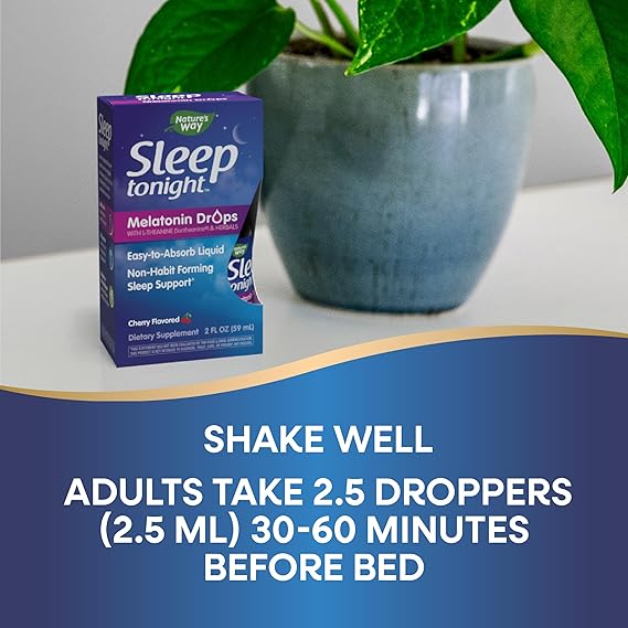 Nature's Way Sleep tonight™ Melatonin Drops, Cherry Flavor 2 Fl Oz