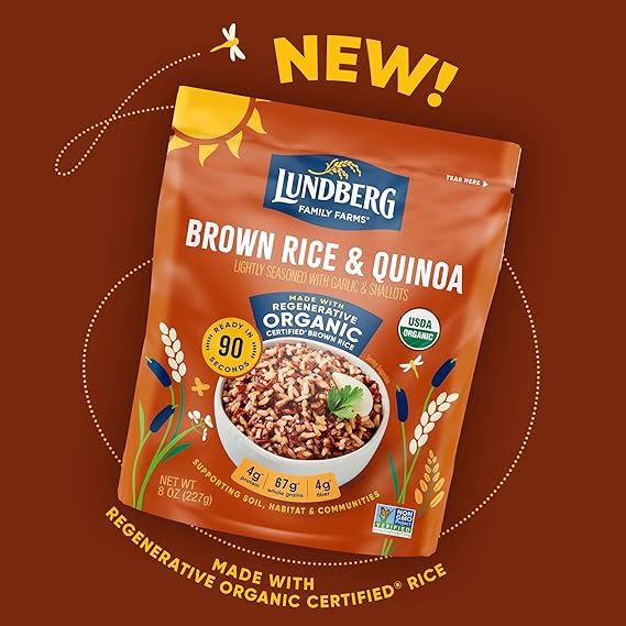LUNDBERG FAMILY FARMS Brown Rice Quinoa Blend 8 OZ