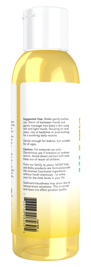 Now SOOTHING BABY OIL-FRAGRANCE FREE 4 OZ