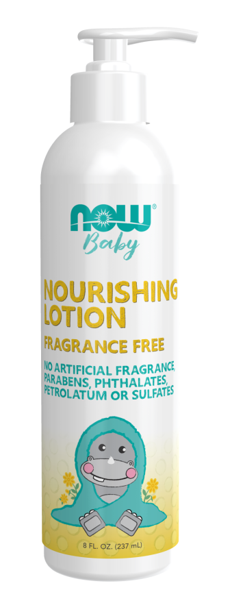Now NOURISHING BABY LOTION - FRAGRANCE FREE 8 FL OZ