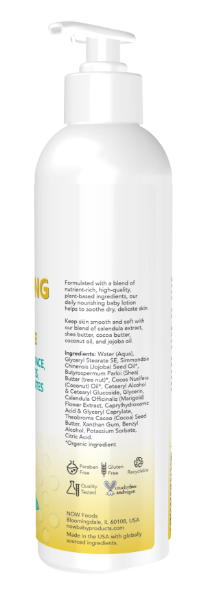 Now NOURISHING BABY LOTION - FRAGRANCE FREE 8 FL OZ