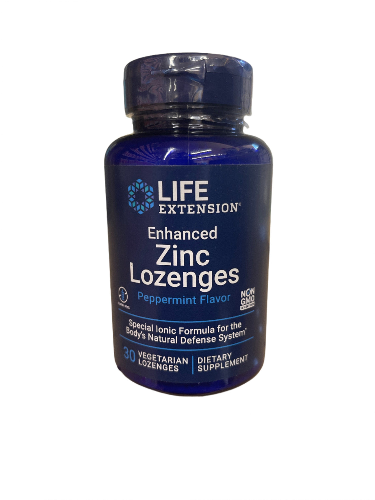 Enhanced Zinc Lozenges Peppermint Flavor