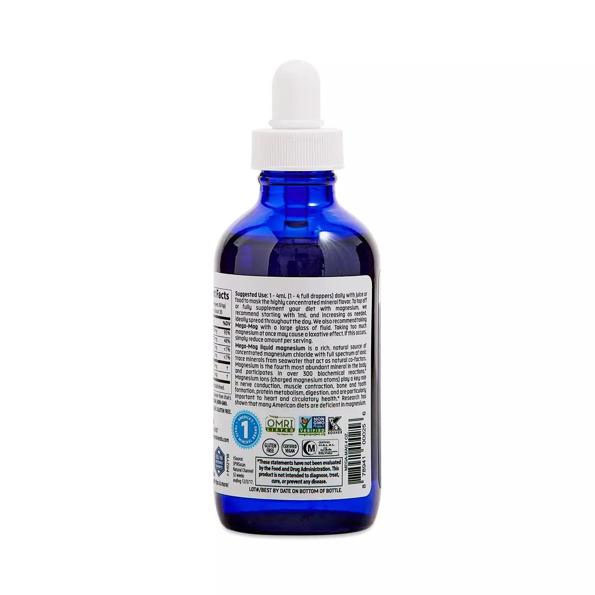 Trace Minerals Mega-Mag Low Sodium Mega-Mag 400 mg 4 fl oz