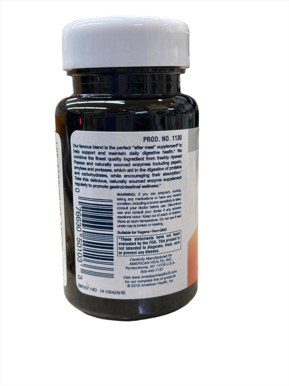 Original Papaya Enzyme 100 Chewable Tablets