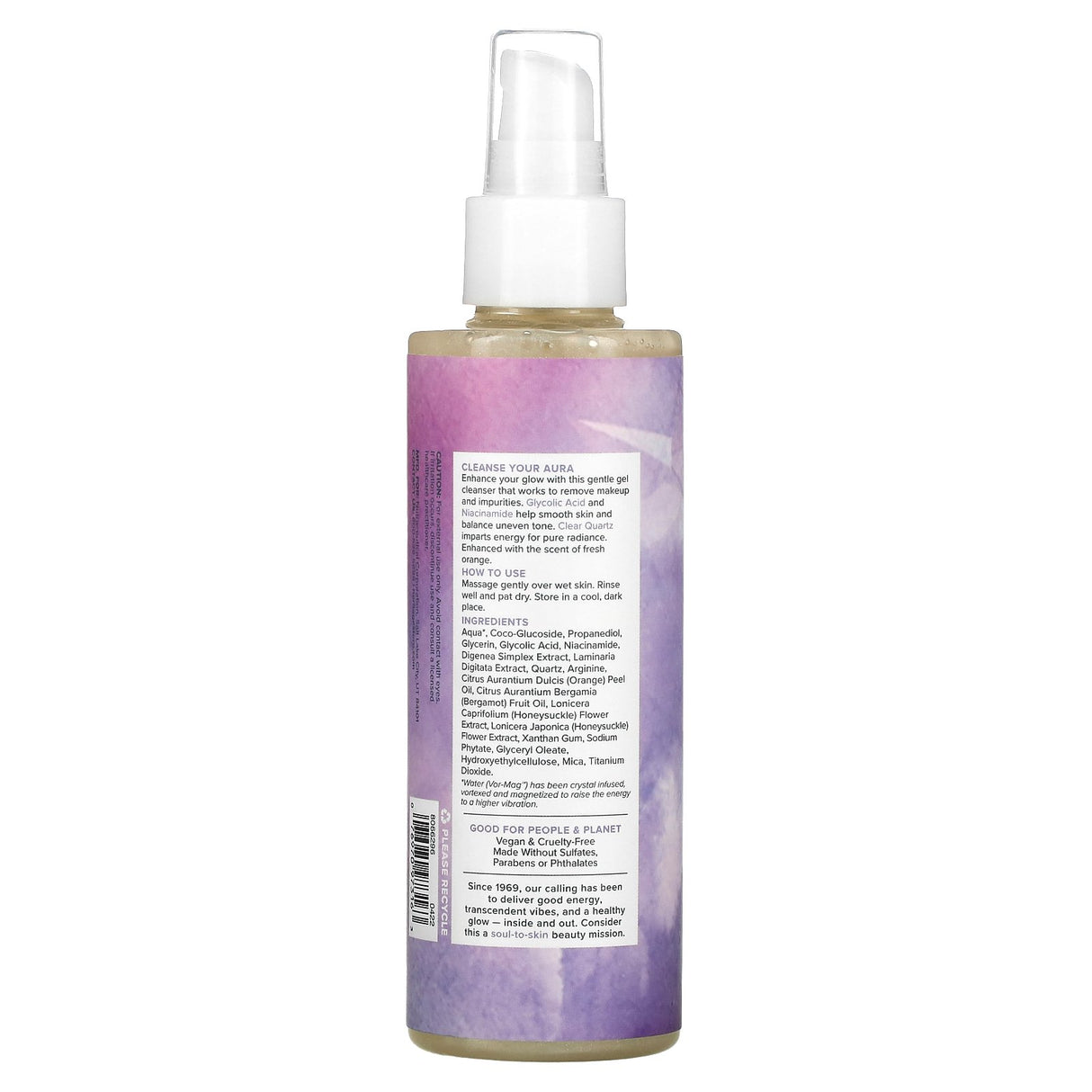 Heritage Store Aura Glow Cleanser 6floz