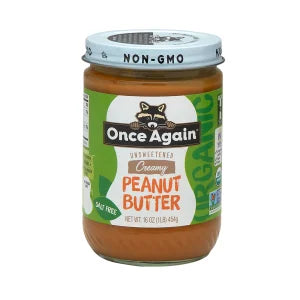 ONCE AGAIN Peanut Butter,Smooth,No Salt 16 OZ