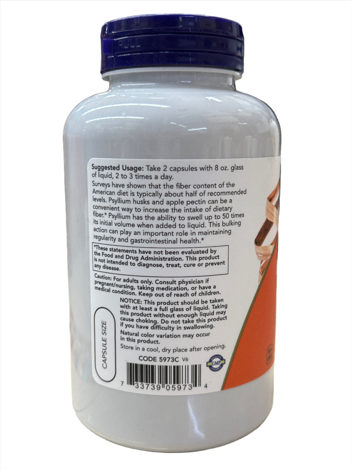Cápsulas de cáscara de psilio 700 mg, cápsulas vegetales