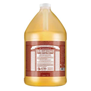 DR. BRONNER'S MAGIC SOAPS ORGANIC CASTILE LIQUID SOAP EUCALYPTUS 1GAL