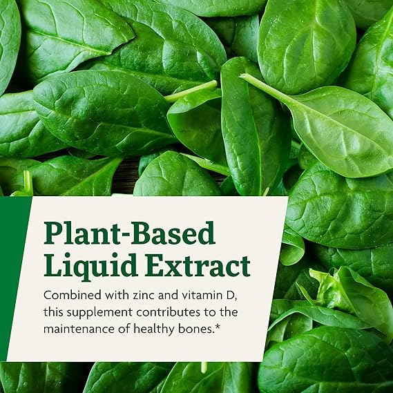 Calcium Magnesium Liquid Herbal & Mineral Supplement 8.5 fl oz