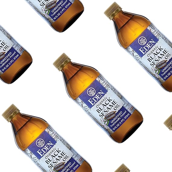 EDEN FOODS SESAME OIL BLACK 16 OZ