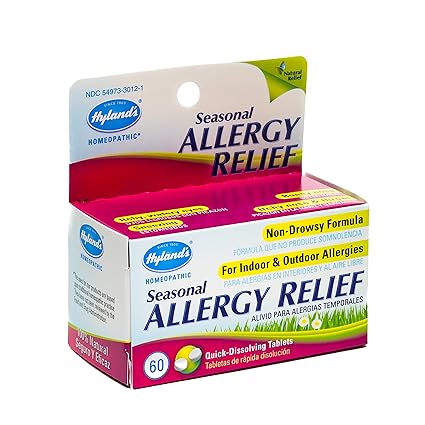 HYLANDS SEASONAL ALLERGY 60T HY0178