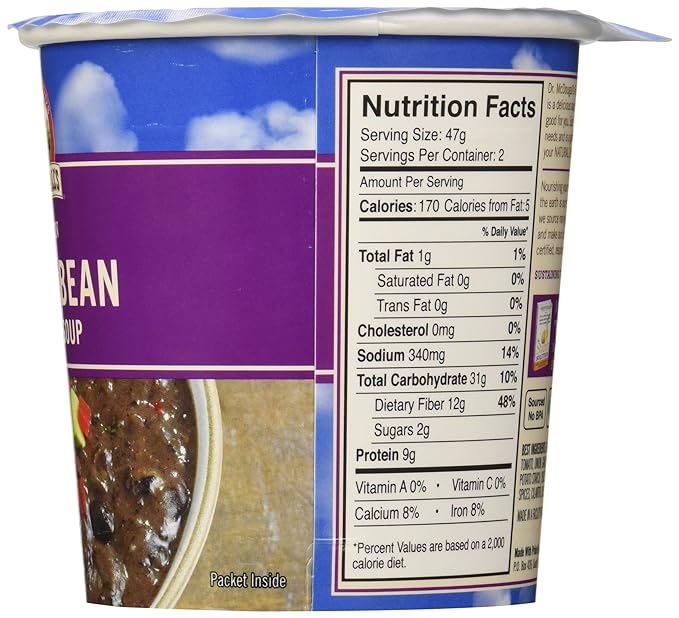 DR. MCDOUGALL`S Black Bean & Lime 3.4 OZ