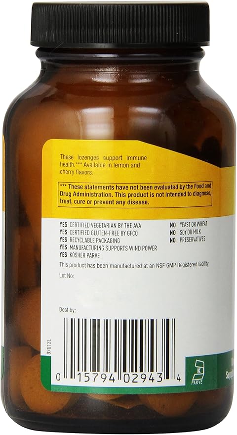 Country Life ZINC LOZENGES CHERRY 23MG 60 Tablet